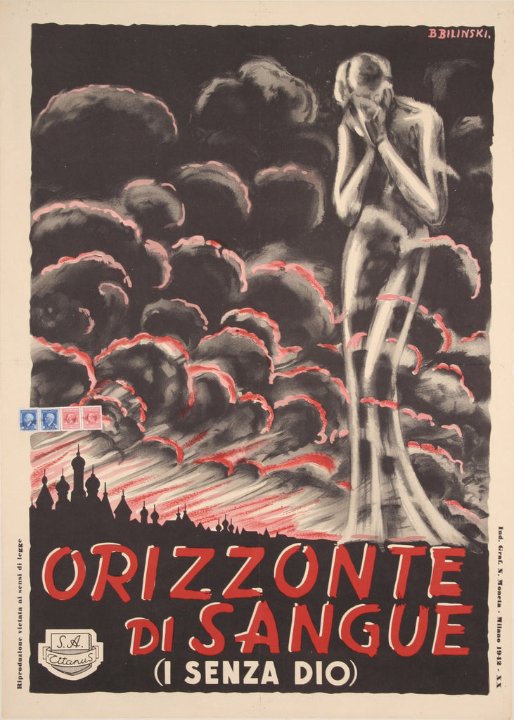 <b>BORIS BILINSKY</b><br>ORIZZONTE DI SANGUE, CIRCA 1942</br>