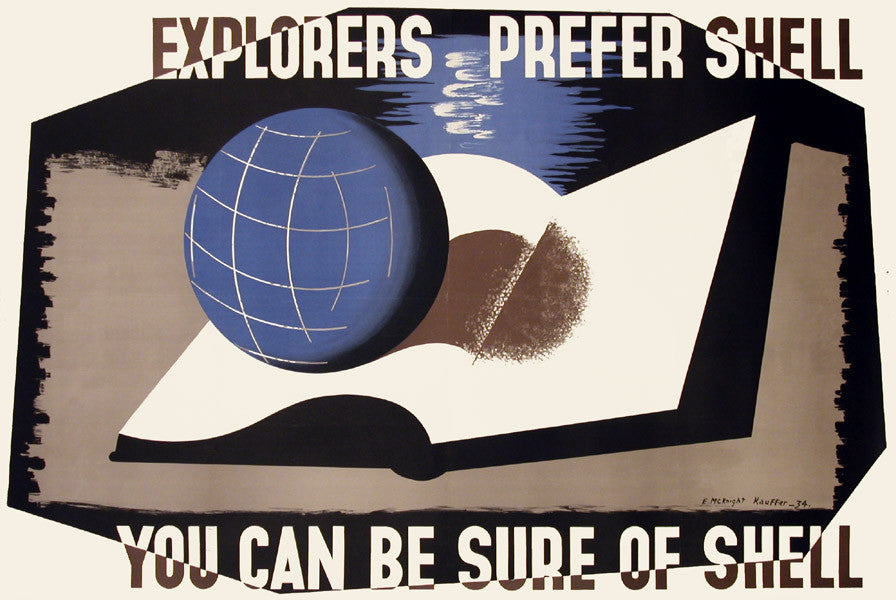 <b>E. MCKNIGHT KAUFFER</b><br>EXPLORERS PREFER SHELL, CIRCA 1934</br>
