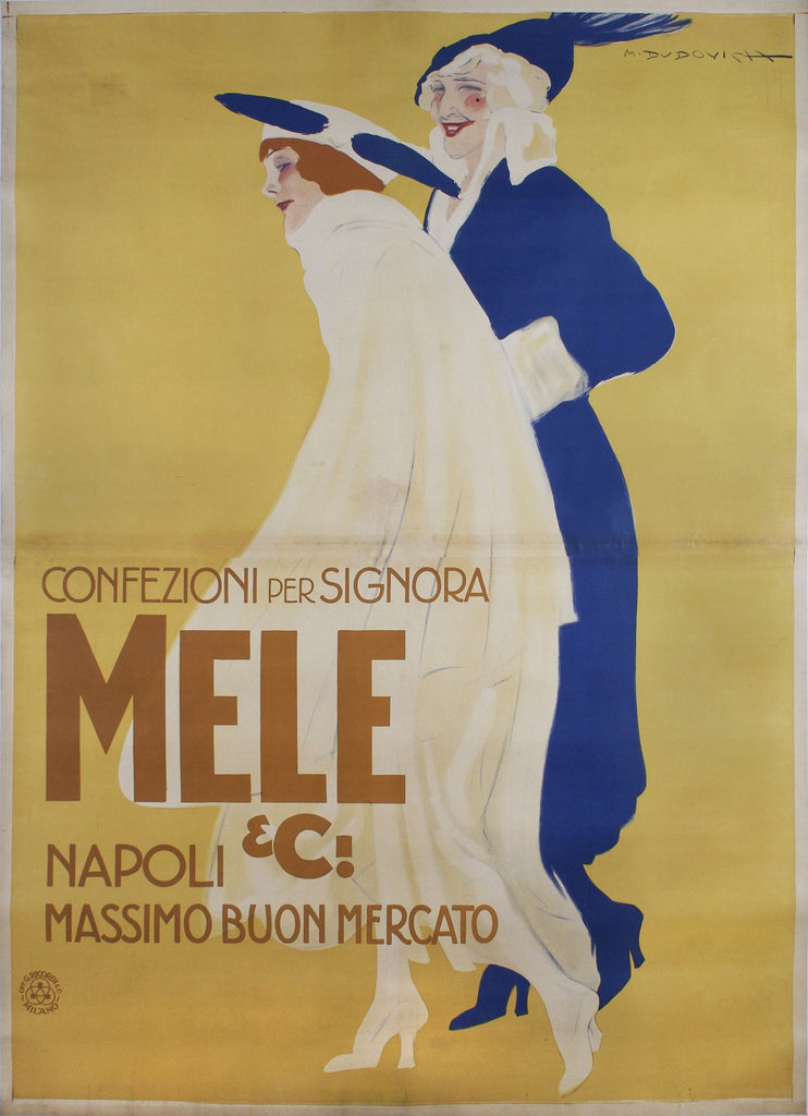 <b>MARCELLO DUDOVICH</b><br>MELE & CI CONFEZIONI PER SIGNORA, CIRCA 1911-1922</br>