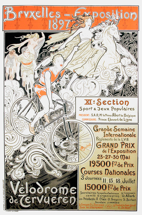 <b>CHARLES MICHEL</b><br> BRUXELLES - EXPOSITION, CIRCA 1897</br>