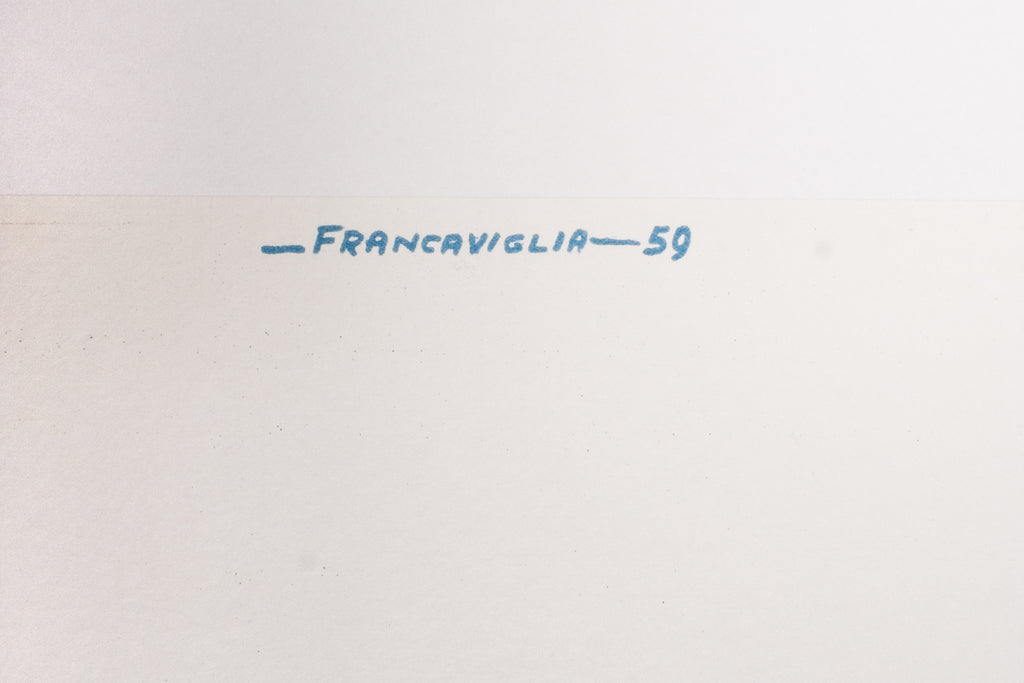 <b>FRANCAVIGLIA</b><br>2ND RALLYE DEL SUD A TAORMINA,  CIRCA 1959</br>