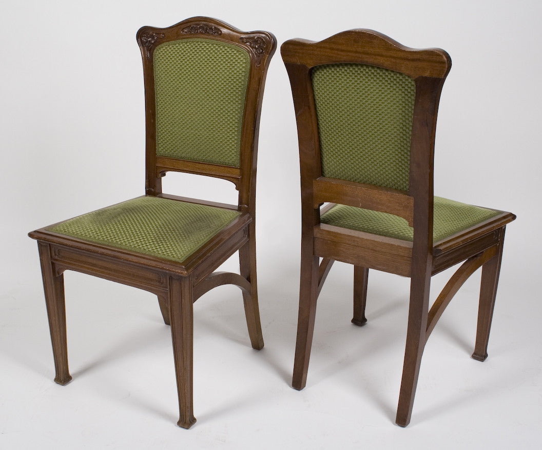 LOUIS MAJORELLESET OF 6 DINING CHAIRS, CIRCA 1912 EN SUITE WITH TABLE -  Colletti Gallery