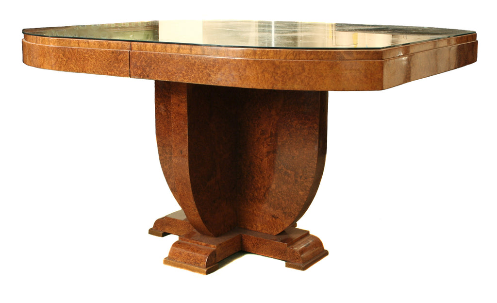 <B>FRENCH ART DECO DINING TABLE</B><BR>CIRCA 1930s</BR>