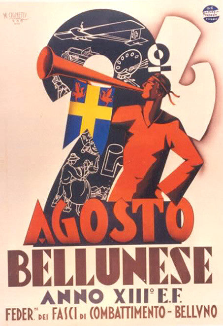 <b> M. CIGNETTI</b><br> AGOSTO BELLUNESE, CIRCA 1935</br>