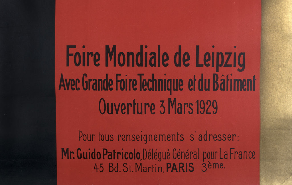<b> BAUS </b><br> FOIRE DE LEIPZIG, CIRCA 1929</br>