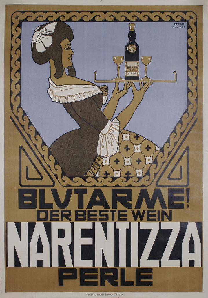 <b> GEORG JILOVSKY </b><br>NARENTIZZA, CIRCA 1910</br>