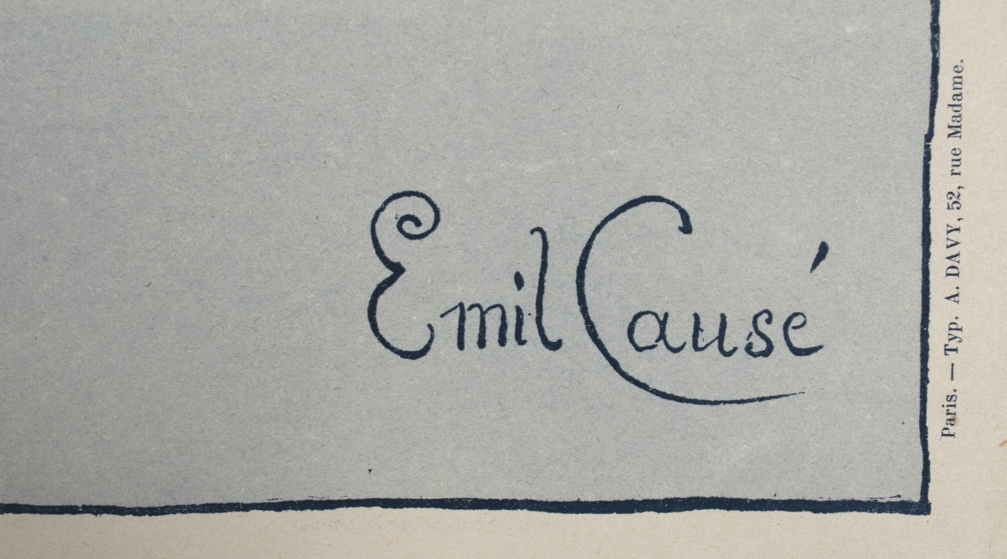 <b> EMIL CAUSE </b><br> SALON DES CENT, CIRCA 1898</br>