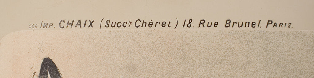<b>JULES CHERET</b><br> AUX BUTTES CHAUMONT, CIRCA 1888</br>
