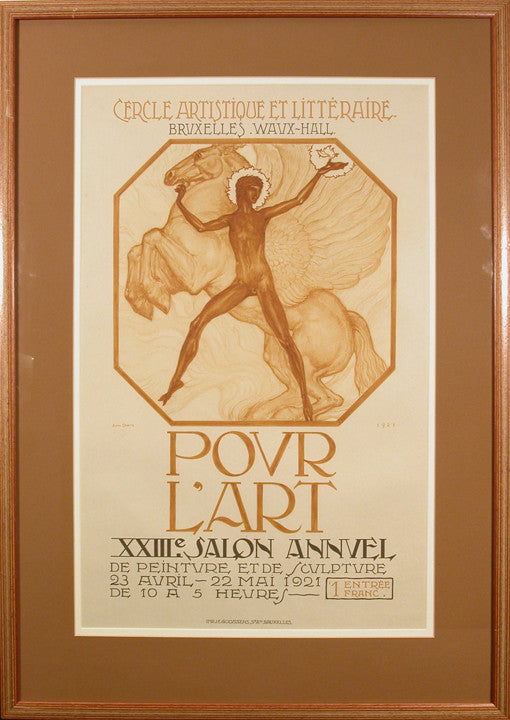 <b>ANTO CARTE</b><br> POUR L'ART-XXIIL SALON ANNVEL, CIRCA 1921</br>