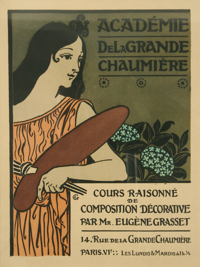 <b> EUGENE GRASSET</b><br> ACADEMIE DE LA GRANDE CHAUMIERE, CIRCA 1890</br>