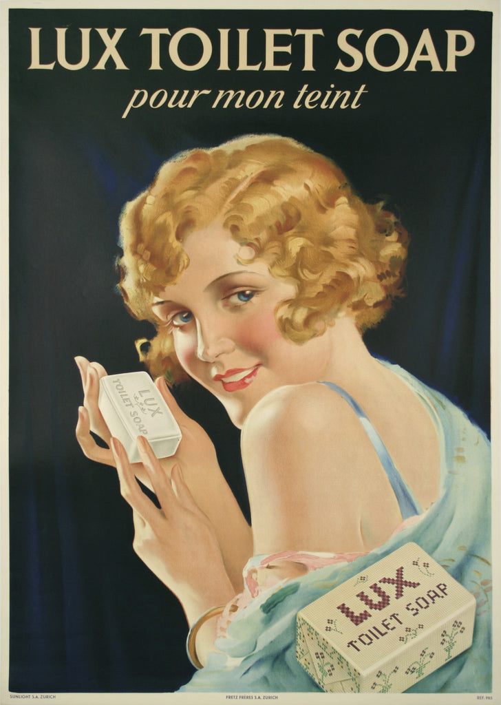 <b>SWISS POSTER</b><br>LUX TOILET SOAP, CIRCA 1930</br>