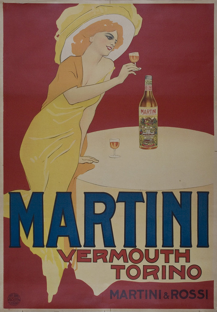 <b>MARCELLO DUDOVICH</b><br> MARTINI VERMOUTH TORINO, CIRCA 1910</br>